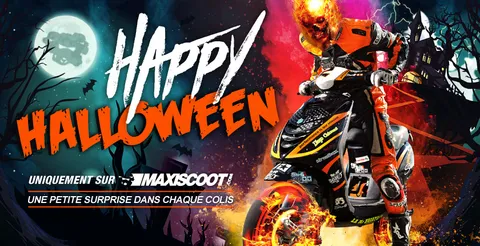 Maxiscoot fête Halloween, découvrez une surprise dans votre colis !