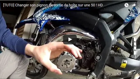 Changer un pignon de sortie de boîte - Tutoriel vidéo