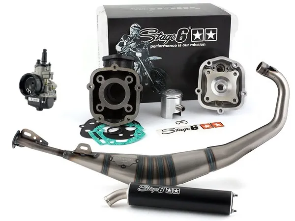 Configuration idéale : Cylindre StreetRace – Pot Pro Replica – Carburateur Dell'Orto de 19 mm