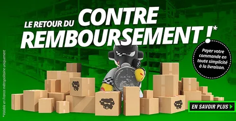 Payez votre commande en espèces à sa livraison !