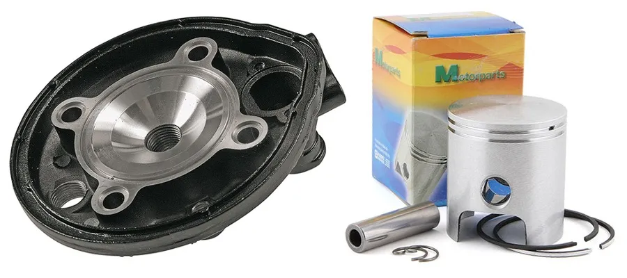 Culasse haute-compression et piston bi-segments