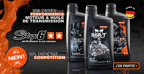 Stage6 lance une nouvelle gamme d'huiles moto