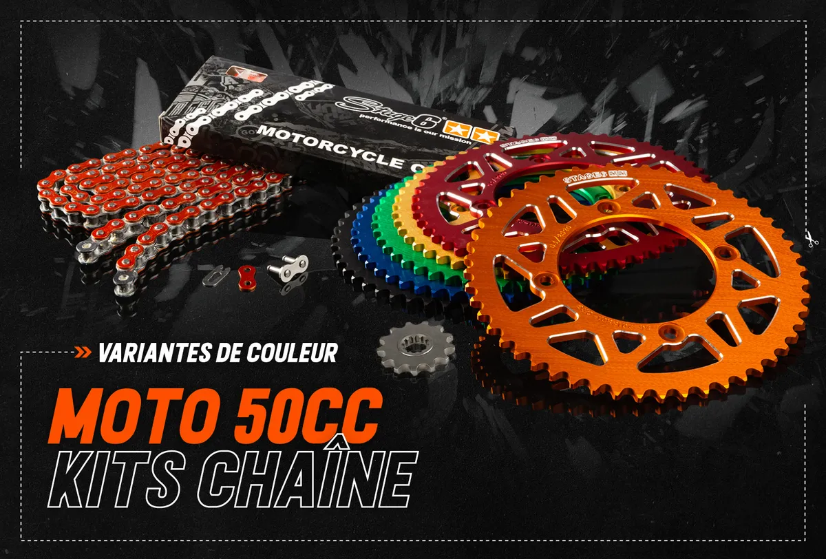 Stage6 propose des kits chaîne anodisés