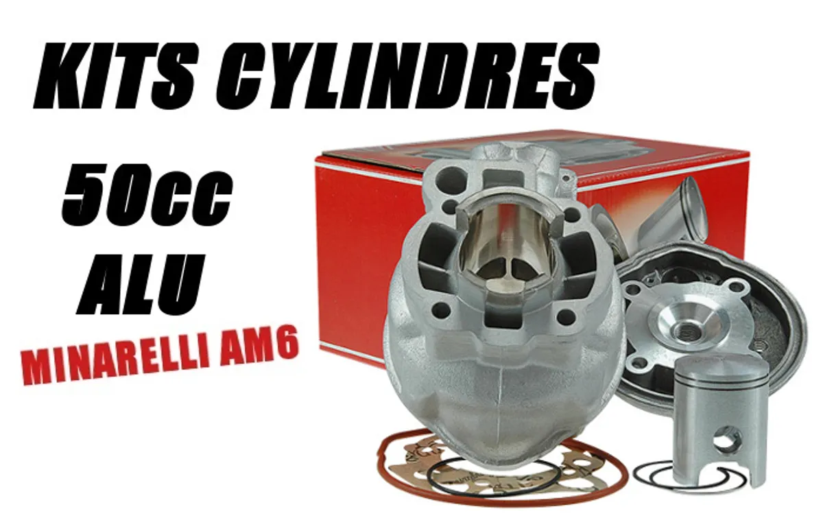 Kits cylindres 50 cc alu Minarelli AM6