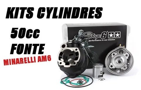 Kits cylindres 50 cc fonte Minarelli AM6