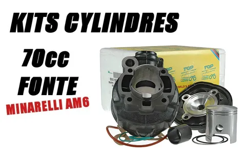 Kits cylindres 70 cc fonte Minarelli AM6