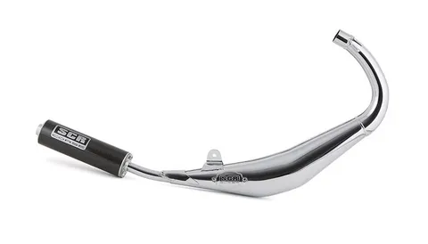 Pot SCR Corse SM Chromé 50 cc : tempérament sportif et look soigné