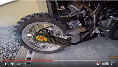 Pot Metrakit SP sur Derbi Senda