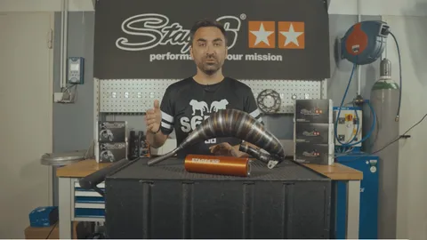 Pot déchappement Stage6 80 - 90cc CNC HM Moto / Vent