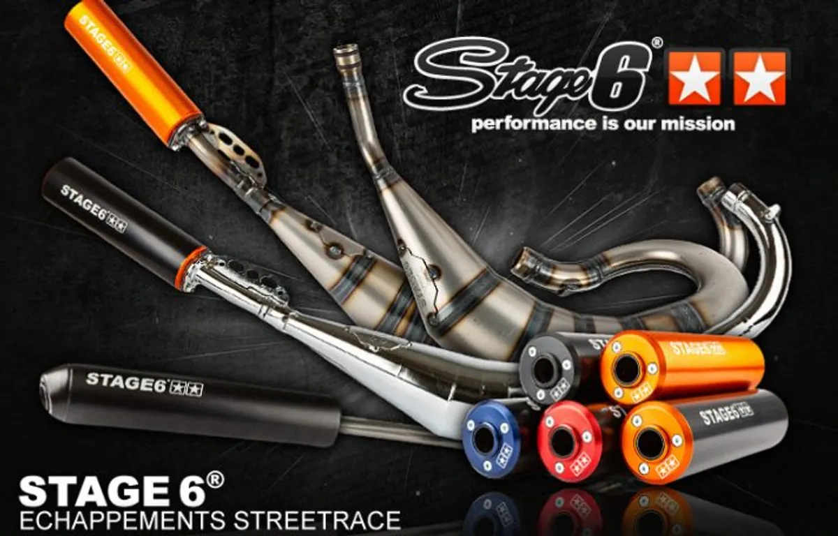 Stage6 Streetrace : une nouvelle gamme de pots pour motos 50 cc
