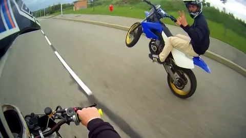 Wheeling en Derbi 80 cc BRK